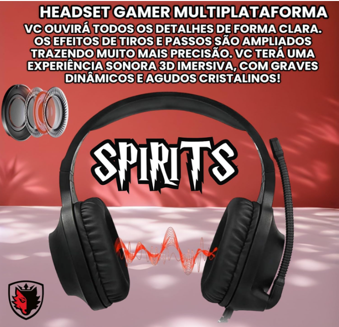 SADES Spirits SA-721 Gaming Headset Black Normal