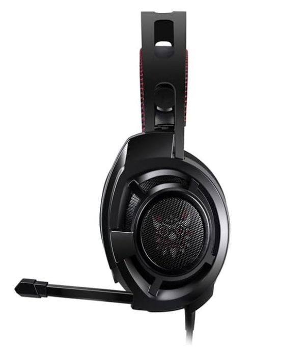 Onikuma M190 Professional Over-Ear Gaming Headset for PS4, Features Subwoofer and Bass Sound with Noise Canceling Mic, Black, Wired