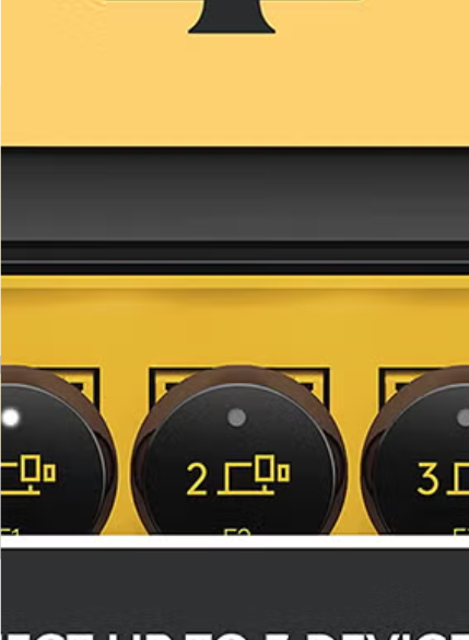 POP Keys Mechanical Wireless Keyboard With Customisable Emoji Keys, Durable Compact Design, Bluetooth Or USB Connectivity, Multi-Device, OS Compatible, US Layout Yellow