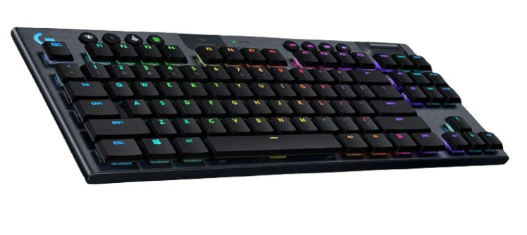 Logitech G913 TKL Wireless RGB Mechanical Gaming Keyboard, Tea Shaft (GL-Tactile)