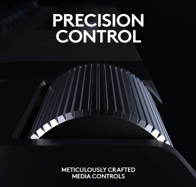 Logitech G815 LIGHTSYNC RGB Mechanical Gaming Keyboard with Low Profile GL Tactile key switch, 5 programmable G-keys, USB Passthrough, dedicated media control - Tactile