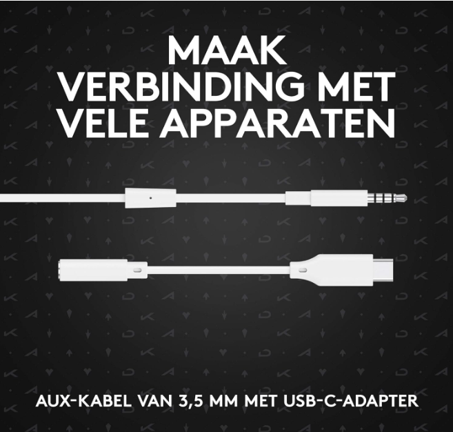 Logitech G333 K/Da Gaming Earphones With In-Line Mic And Controls, Dual Drivers, Official League Of Legends Gaming Gear For Pc, Smartphone, Ps, Xbox, Nintendo With 3.5mm Aux Or Usb-C Port - White