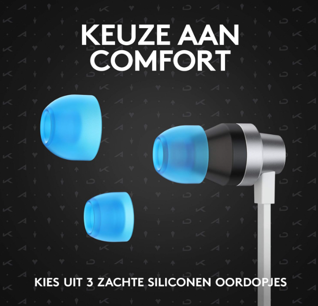 Logitech G333 K/Da Gaming Earphones With In-Line Mic And Controls, Dual Drivers, Official League Of Legends Gaming Gear For Pc, Smartphone, Ps, Xbox, Nintendo With 3.5mm Aux Or Usb-C Port - White