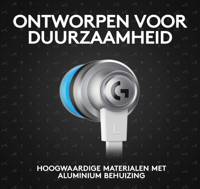 Logitech G333 K/Da Gaming Earphones With In-Line Mic And Controls, Dual Drivers, Official League Of Legends Gaming Gear For Pc, Smartphone, Ps, Xbox, Nintendo With 3.5mm Aux Or Usb-C Port - White