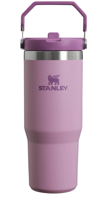 Stanley IceFlow Flip Straw Water Bottle With Straw 0.88L - Keeps Cold for 12+ Hours - Leakproof - Stainless Steel Water Bottle - BPA Free Travel Mug - Easy to Carry - Dishwasher Safe