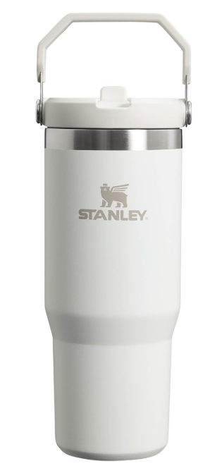 Stanley IceFlow Flip Straw Water Bottle With Straw 0.88L - Keeps Cold for 12+ Hours - Leakproof - Stainless Steel Water Bottle - BPA Free Travel Mug - Easy to Carry - Dishwasher Safe