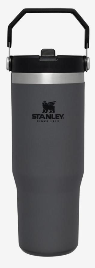 Stanley IceFlow Flip Straw Water Bottle With Straw 0.88L - Keeps Cold for 12+ Hours - Leakproof - Stainless Steel Water Bottle - BPA Free Travel Mug - Easy to Carry - Dishwasher Safe