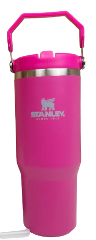 Stanley IceFlow Flip Straw Water Bottle With Straw 0.88L - Keeps Cold for 12+ Hours - Leakproof - Stainless Steel Water Bottle - BPA Free Travel Mug - Easy to Carry - Dishwasher Safe