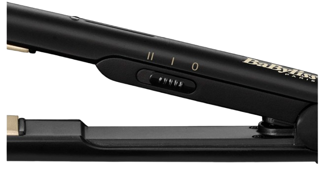 BaByliss Hair Straightener, 25mm Straightening & Multiple Heat Settings, Up To 230°c Temperature With Fast Heat-up Time, Ready To Use In 30 Seconds With Salon-quality Results, ST089SDE (Black)