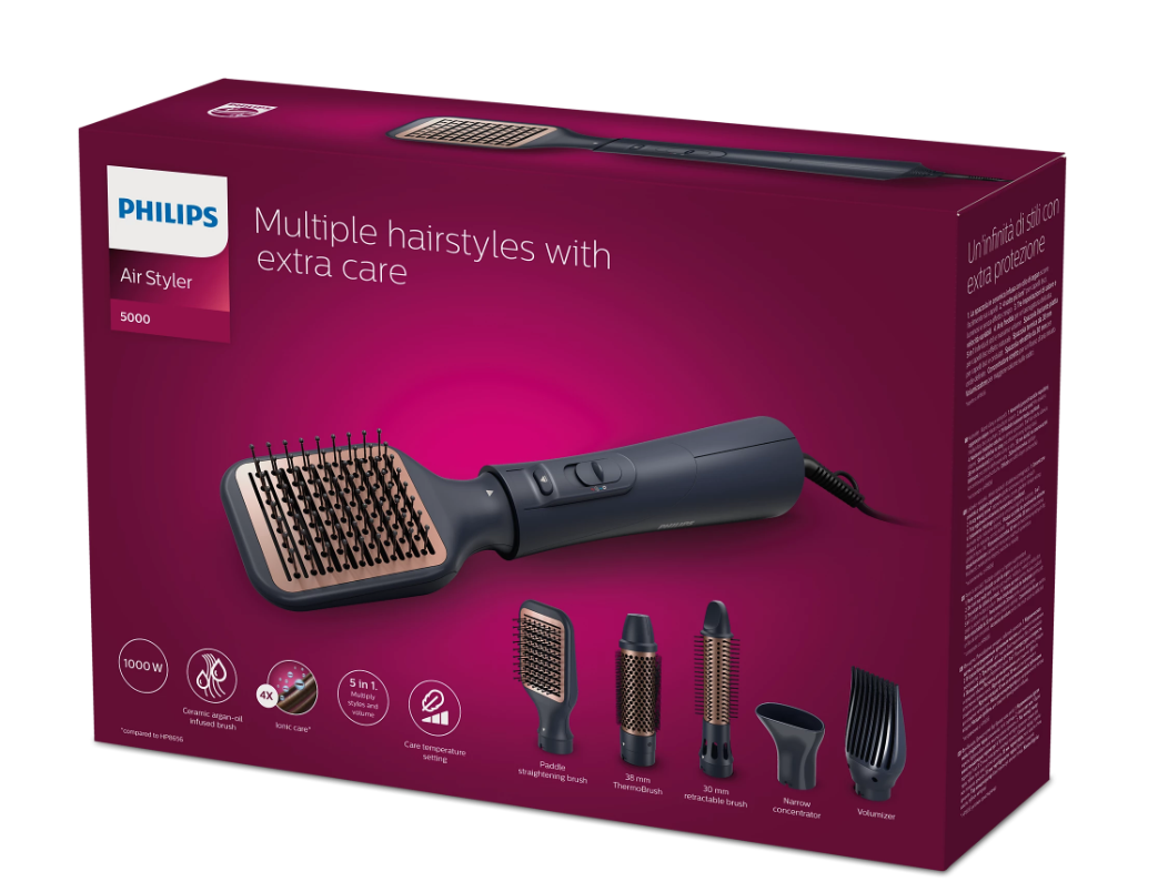 Philips Multiple hairstyles with extra care 5000 Series Air Styler