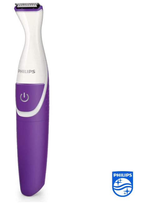 Philips BikiniGenie BRT383/15 - Handy Bikini Trimmer for Trimming, Shaving and Styling The Bikini Zone with Comb attachments and Shaving Heads - for Effortless Hair Removal
