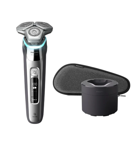 Philips Shaver Series 9000 Wet & Dry Electric Shaver With Skiniq S9985/50
