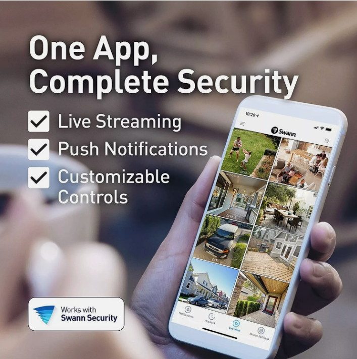 Swann Security Camera System CCTV, 8 Camera 8 Channels POE NVR SWNVK-876808 NEW