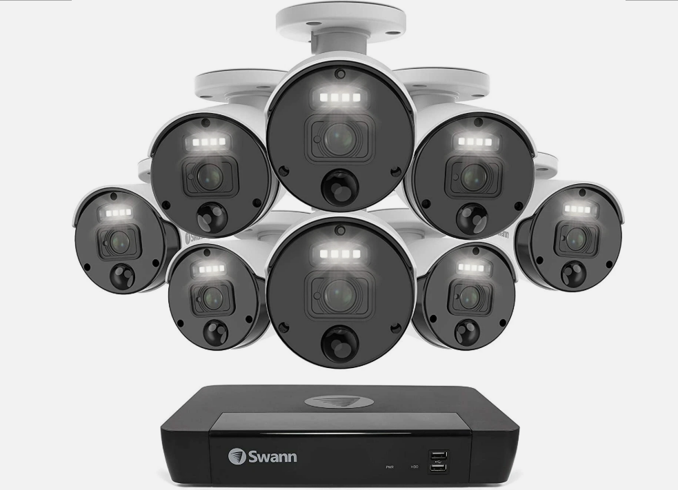 Swann Security Camera System CCTV, 8 Camera 8 Channels POE NVR SWNVK-876808 NEW