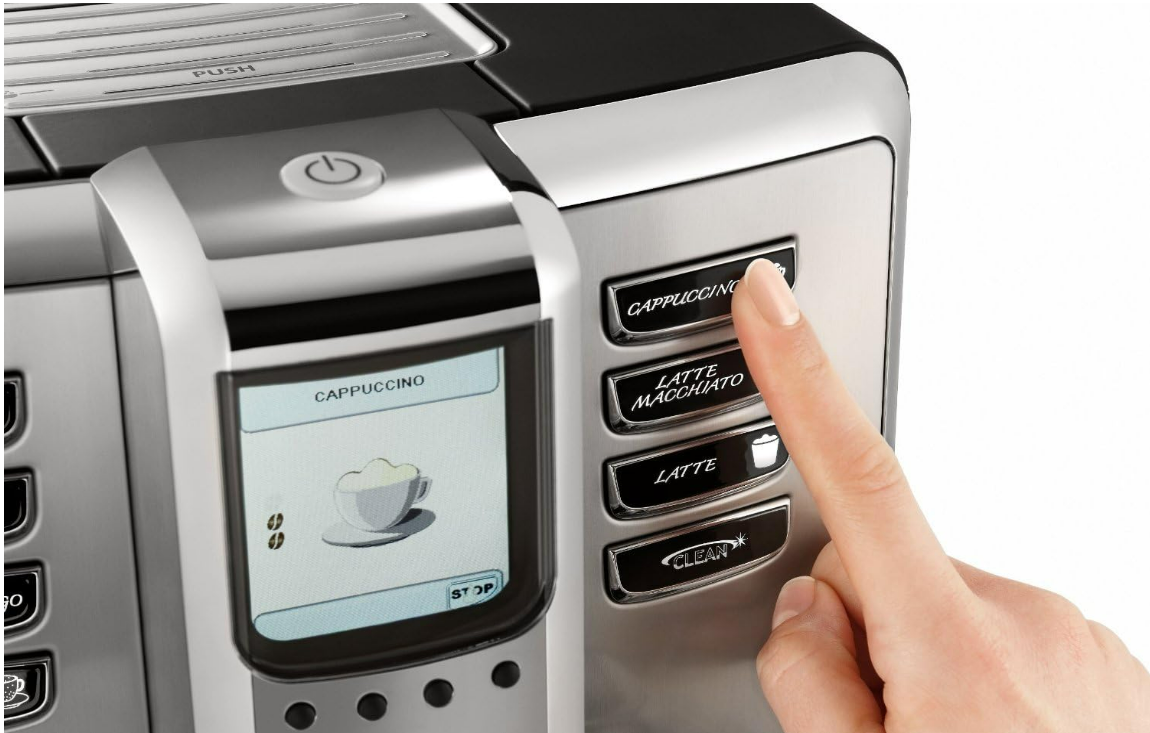 Gaggia Accademia New, Fully Automatic Bean to Cup Coffee Machine, Wide Touch Screen, up to 19 Beverage Options, Italian Espresso Maker with Integrated Milk Carafe