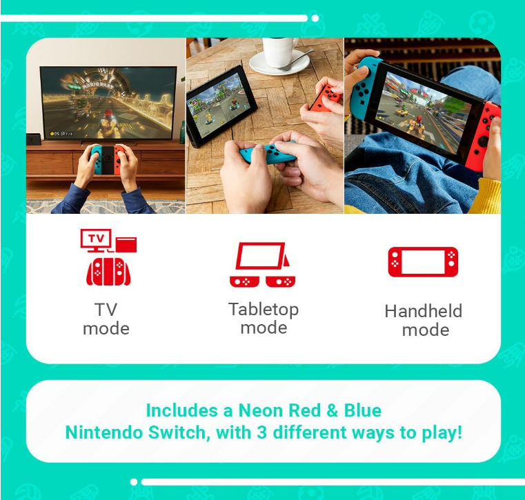 Nintendo Switch (Neon Red/Neon Blue) Switch Sports