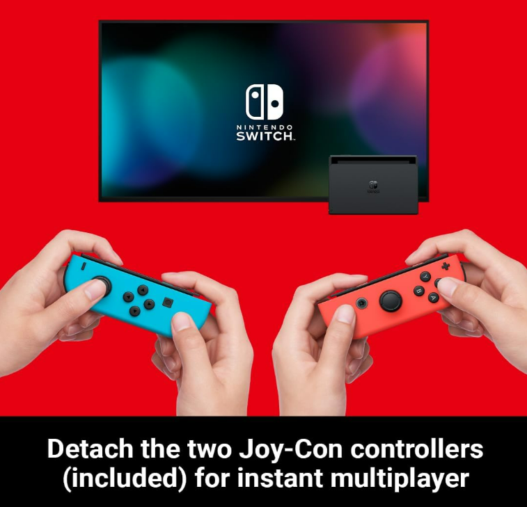 Nintendo Switch (Neon Red/Neon Blue) Switch Sports
