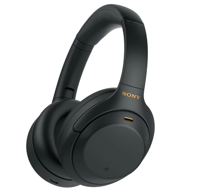 Sony WH-1000XM4 Wireless Industry Leading Noise Canceling Overhead Headphones with Mic for Phone-Call and Alexa Voice Control, Black