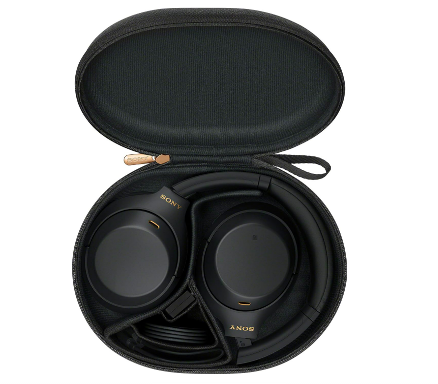 Sony WH-1000XM4 Wireless Industry Leading Noise Canceling Overhead Headphones with Mic for Phone-Call and Alexa Voice Control, Black