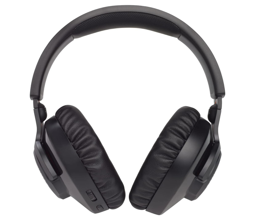 JBL Free WFH Wireless, Over Ear Headset with Detachable Voice-Focus Noise Cancelling Mic, Lossless & Low-lag 2.4GHz USB Dongle for Work from Home, Conference Calls, Online Learning & Teaching (Black)