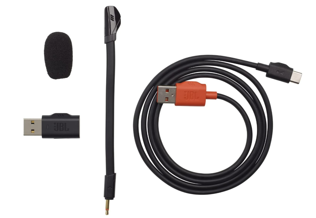 JBL Free WFH Wireless, Over Ear Headset with Detachable Voice-Focus Noise Cancelling Mic, Lossless & Low-lag 2.4GHz USB Dongle for Work from Home, Conference Calls, Online Learning & Teaching (Black)