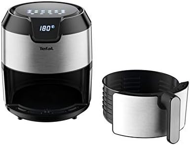 TEFAL Easy Fry Digital Interface 4.2 L Oil-less Fryer, Silver, Metal/Stainless Steel, EY401D27
