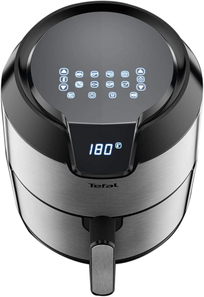 TEFAL Easy Fry Digital Interface 4.2 L Oil-less Fryer, Silver, Metal/Stainless Steel, EY401D27