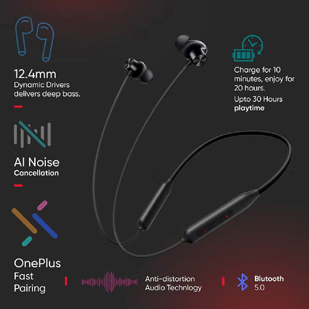 OnePlus Bullets Wireless Z2 Series Earphones
