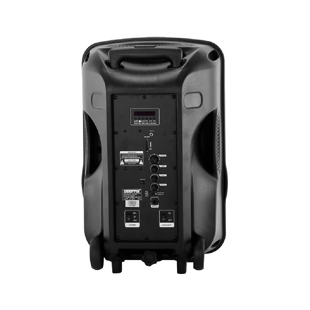 GEEPAS Portable & Rechargeable Professional Speaker (GMS8568)