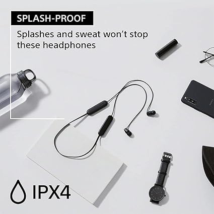 Sony WI-C100 Wireless in-Ear Bluetooth Headphones with Built-in Microphone