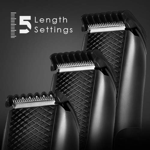 SYSKA HT200U Beard Pro Trimmer Runtime: 40 Mins Cordless Use (Black)