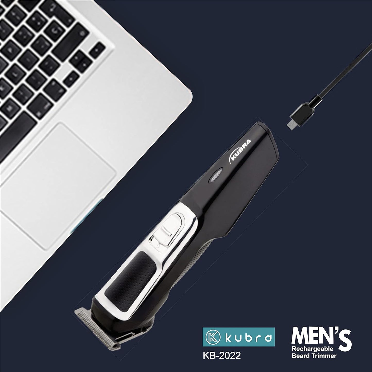 Kubra KB-2022 Cordless Beard and Hair Trimmer For Men