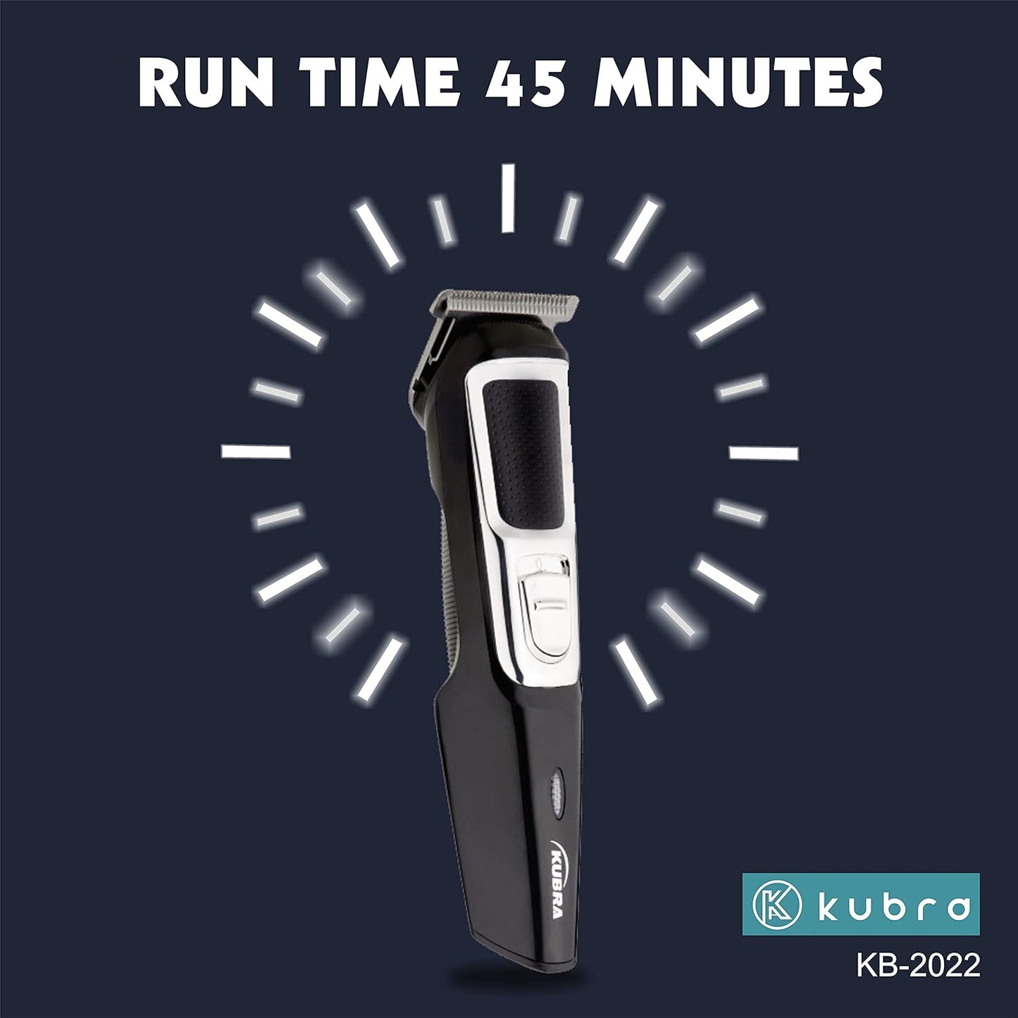 Kubra KB-2022 Cordless Beard and Hair Trimmer For Men