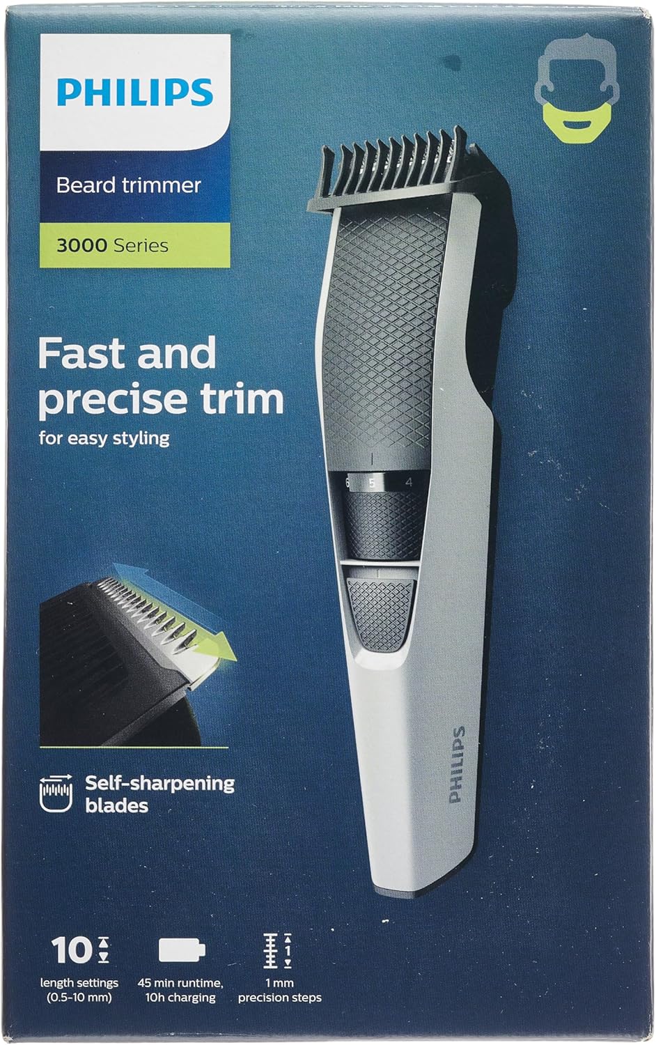 Philips BEARDTRIMMER Series 3000 Beard trimmer