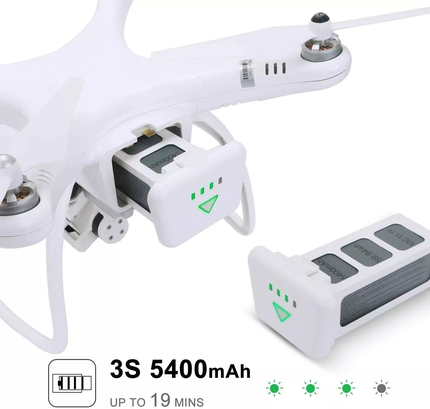 Upair One plus 4K Quadcopter Drone With All Accessories In Box