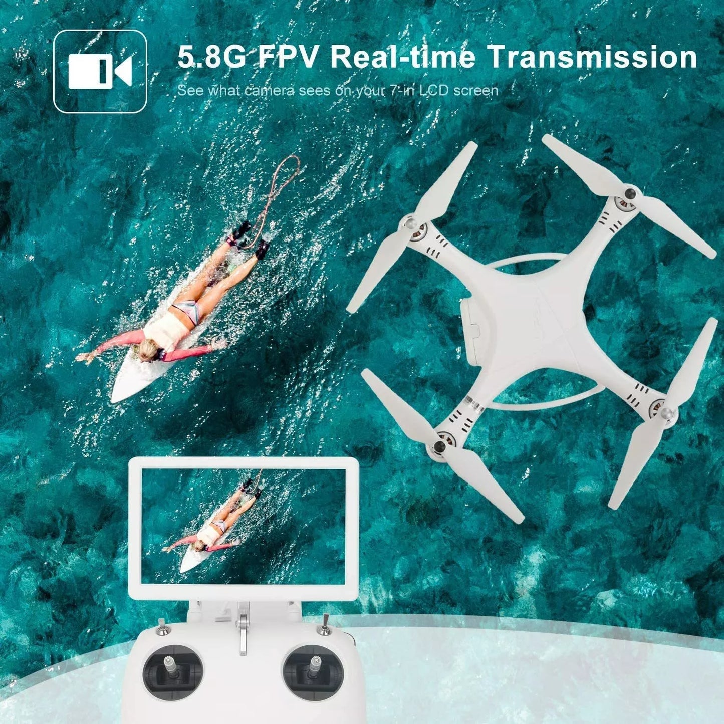 Upair One plus 4K Quadcopter Drone With All Accessories In Box