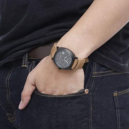 CURREN 8139 Unisex Stylish Quartz Analog Watch with Leather Strap
