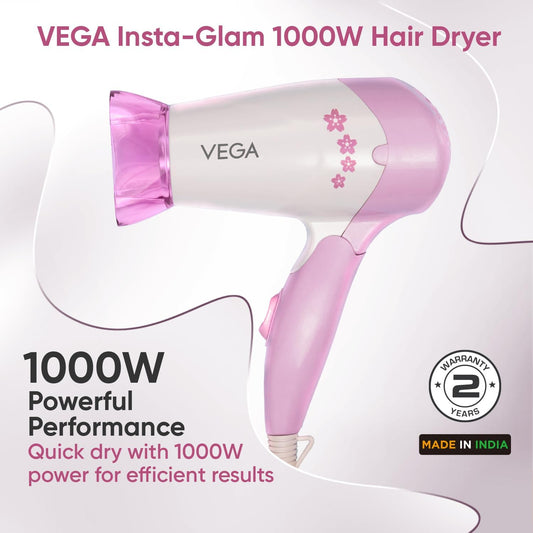 Vega Insta Glam 1000 Hair Dryer
