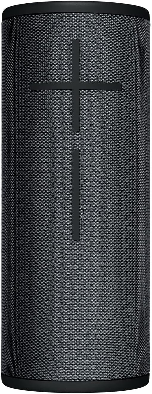 Ultimate Ears Boom 3 Wireless Bluetooth Speaker, Bold Sound + Deep Bass, Bluetooth, Magic Button, Waterproof, 15 Hours Battery, Range Of 150 Ft, Night Black, Wired