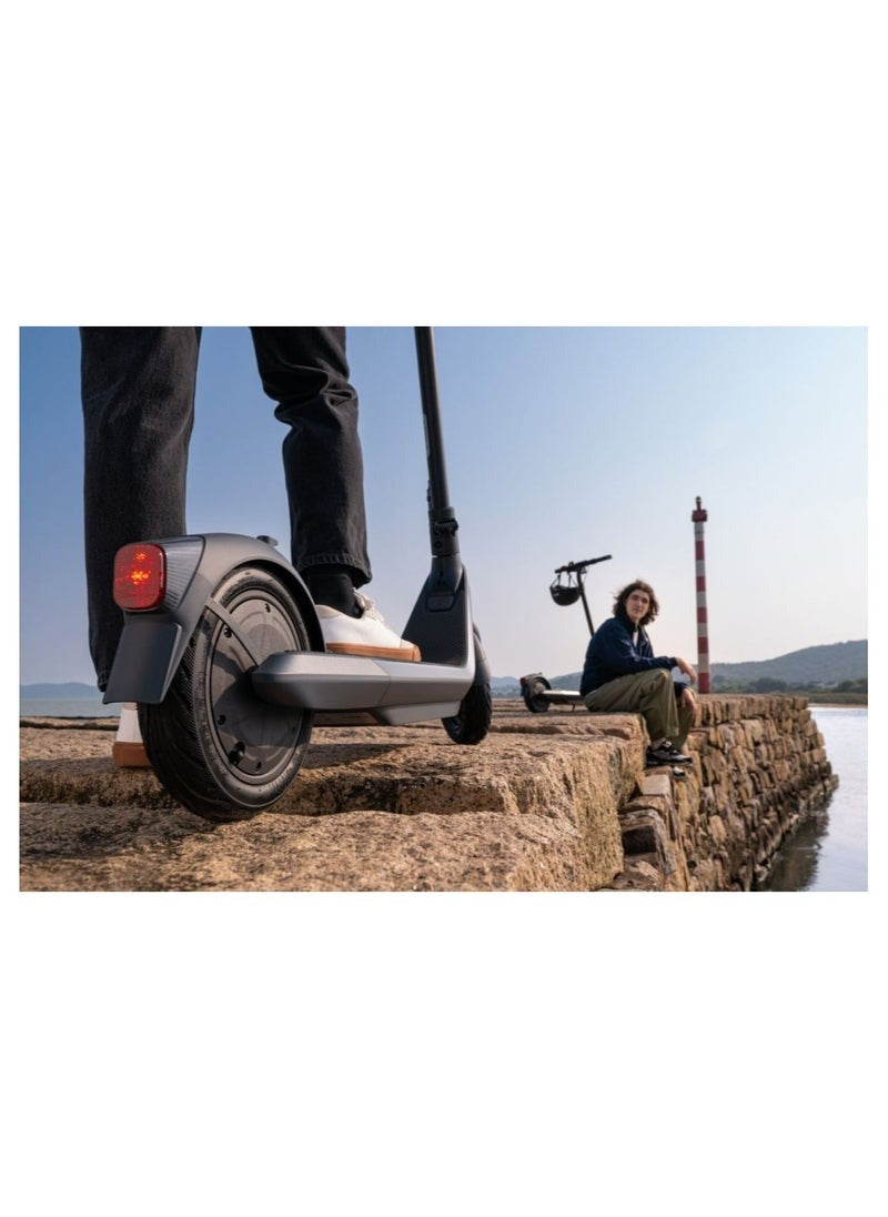 Ninebot KickScooter E2 Pro | Powered by Segway | Ride LONG Technology | 25 km/h max speed | 3 Riding mode | 2 Breaks