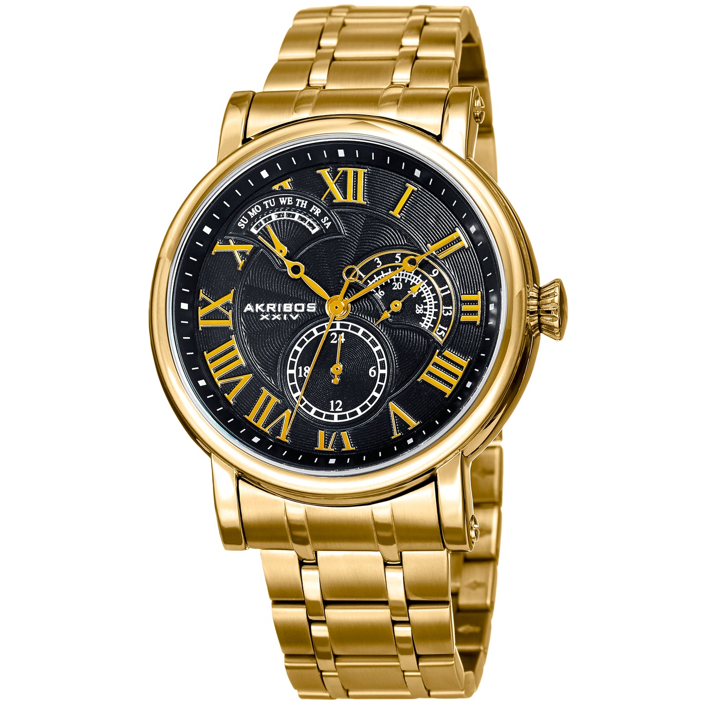 Men’s Roman Numeral Retrograde Day  –  AK1001