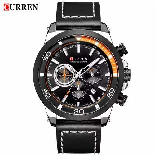 CURREN 8310  Luxury Men Watch High Quality Waterproof Luminous Men   Leather Men Quartz Watches Casual Clock