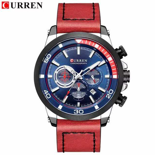 CURREN 8310  Luxury Men Watch High Quality Waterproof Luminous Men   Leather Men Quartz Watches Casual Clock