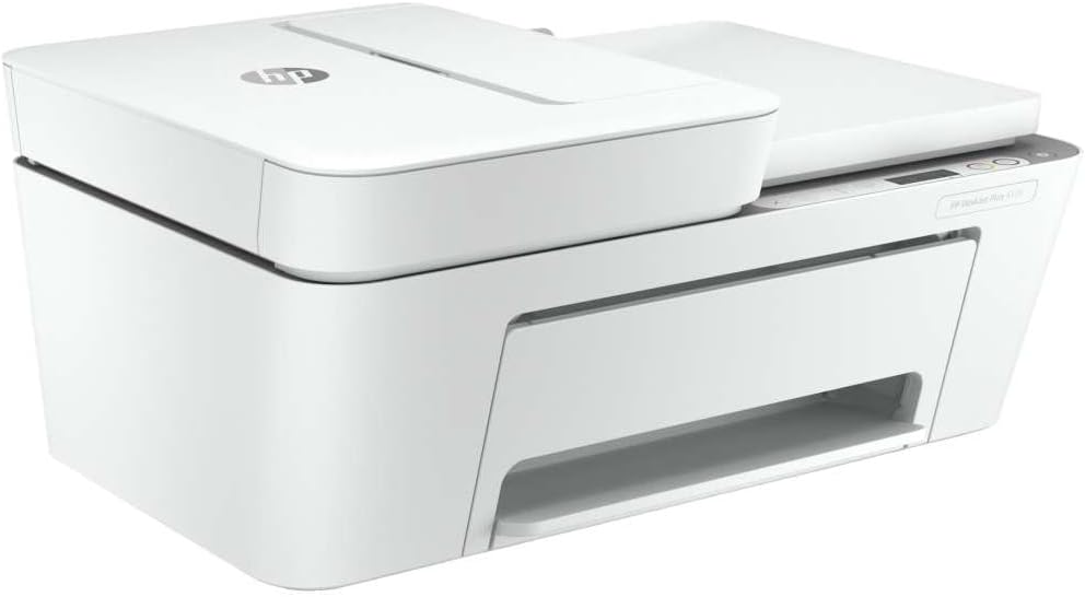 DeskJet Plus 4120 All-in-one Printer, Wireless, Print, Copy, Scan & Send mobile Fax - white [3XV14B] White