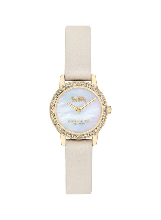 Women's Audrey  White Mother Of Pearl Dial Watch - 14503546