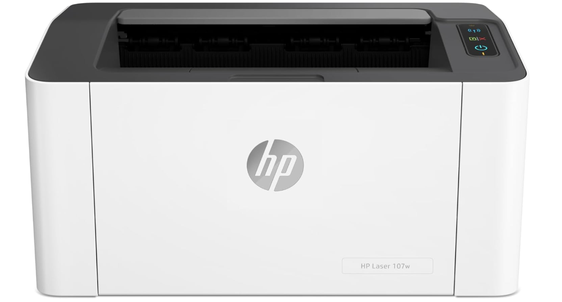 HP Laser 107w Printer - Black and white, Printer for Small Medium Business [4ZB78A]