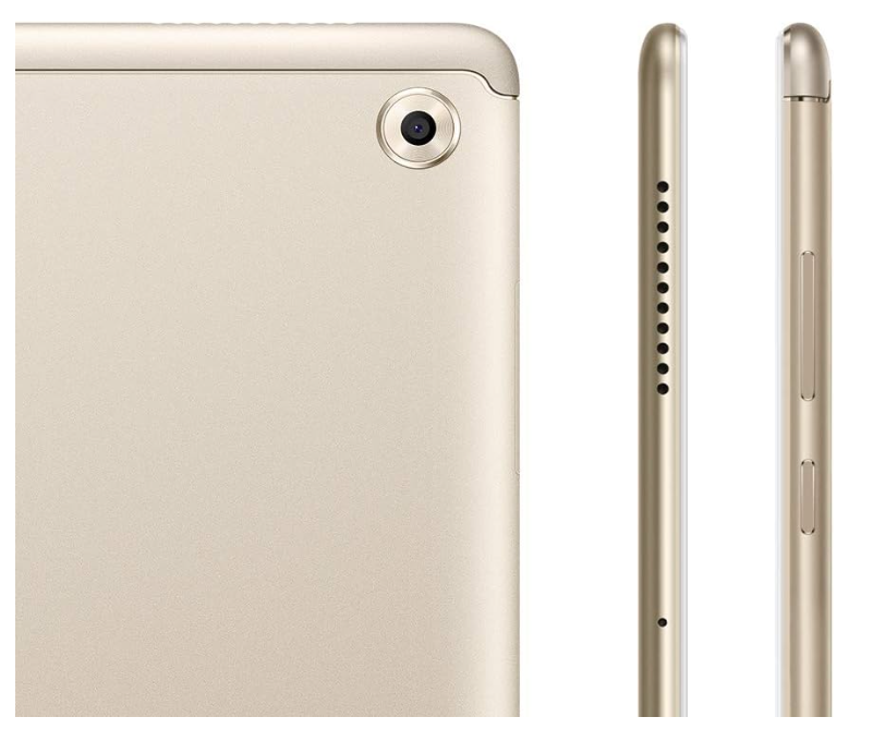 Huawei M5 Lite 10.1" Tablet, 3GB RAM, 32GB SSD, Wi-Fi+Cellular, Android - Champagne Gold