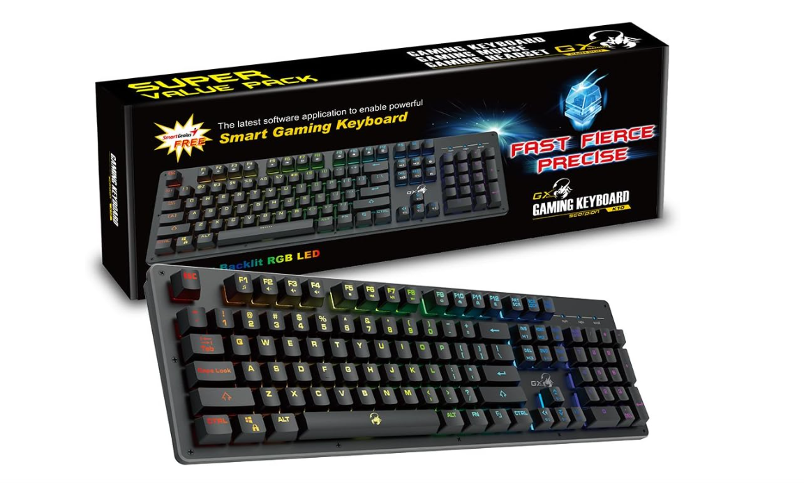 Genius 31310003400 Smart Gaming Keyboard [Scorpion K10]