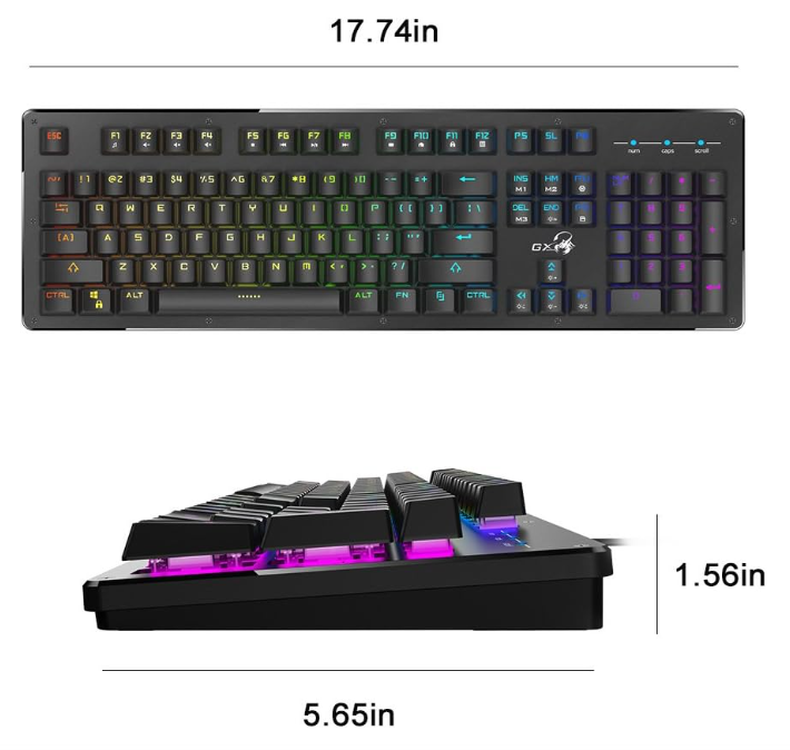 Genius 31310003400 Smart Gaming Keyboard [Scorpion K10]