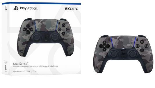 PlayStation 5 DualSense Wireless Controller - Grey Camouflage